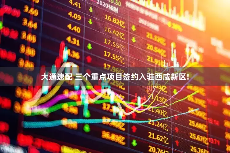 大通速配 三个重点项目签约入驻西咸新区!