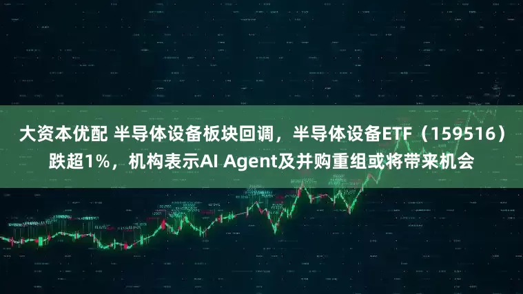 大资本优配 半导体设备板块回调，半导体设备ETF（159516）跌超1%，机构表示AI Agent及并购重组或将带来机会